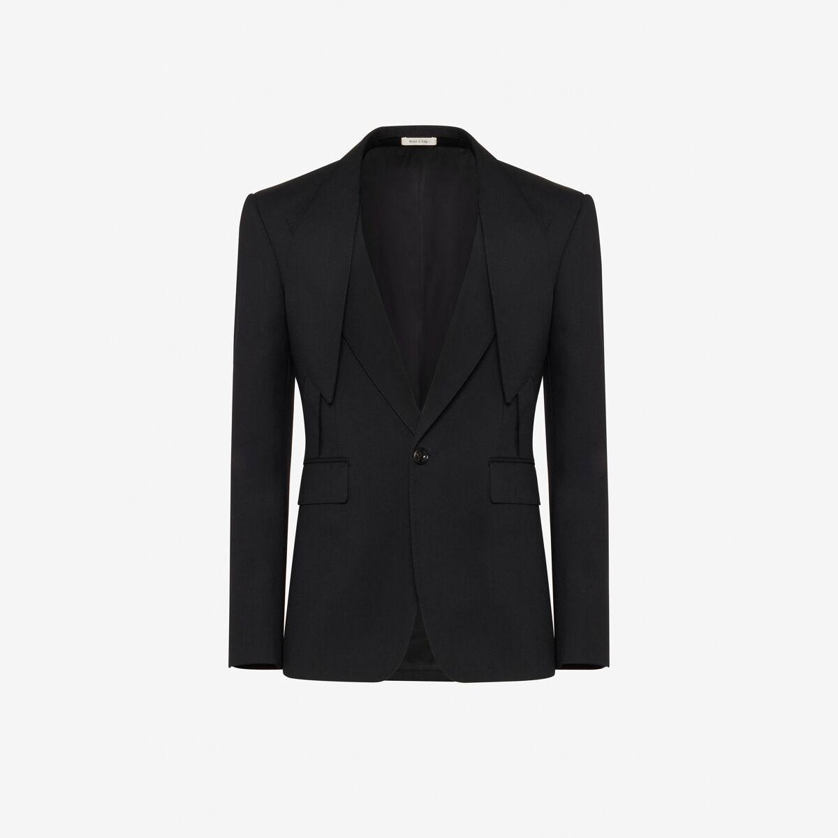 ALEXANDER MCQUEEN - Reverse Lapel Single-breasted Jacket - Item 791880QUAAC1